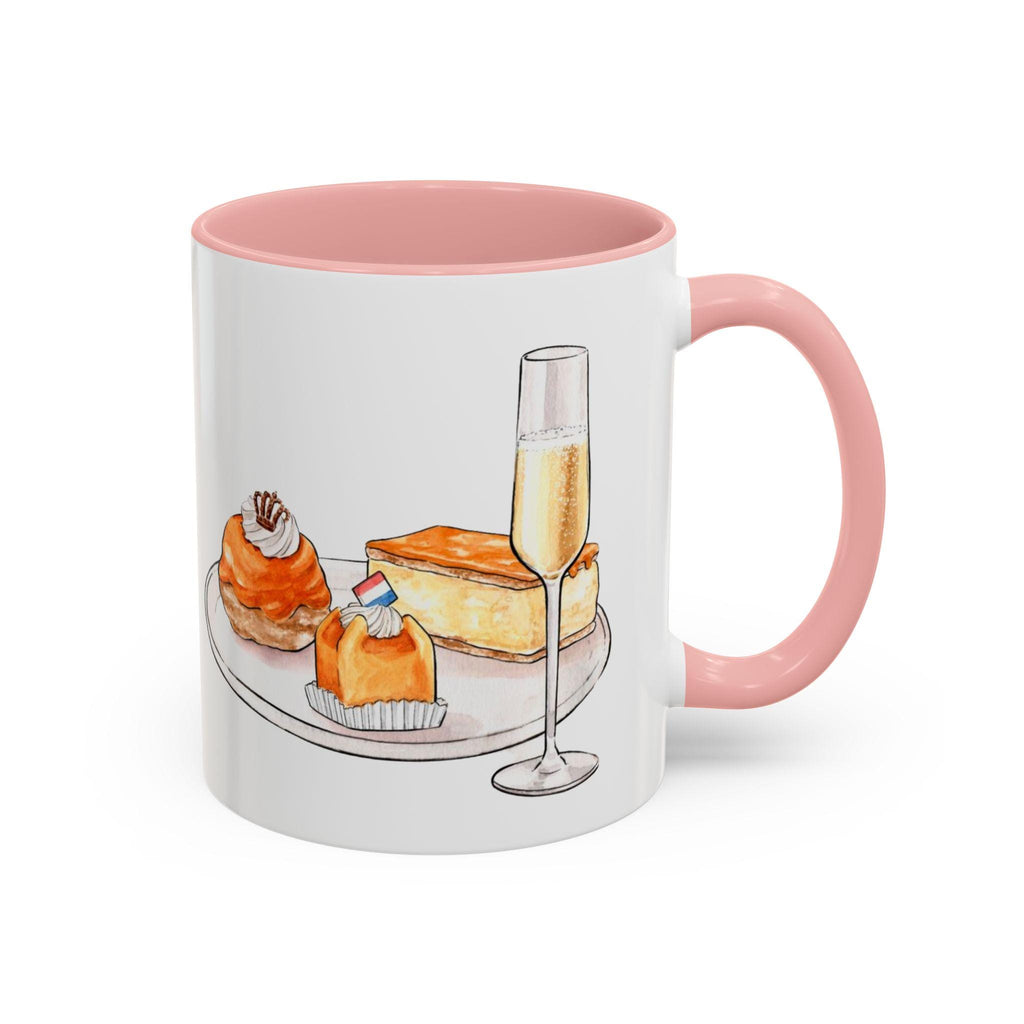 Kings Day Mug | Koningsdag | Champagne and Pastries Coffee Cup | Dutch Koningsdag Orange Aesthetic Mug | Netherlands Brunch Gift