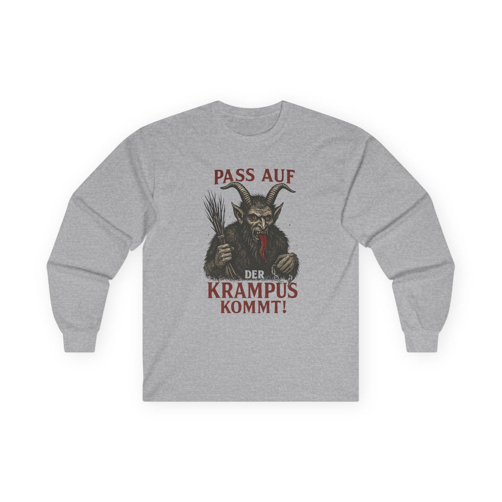 Krampus Long Sleeve Shirt • German Christmas Horror Tee • Scary Holiday Shirt • Alpine Folklore Sweatshirt • Dark Christmas Aesthetic