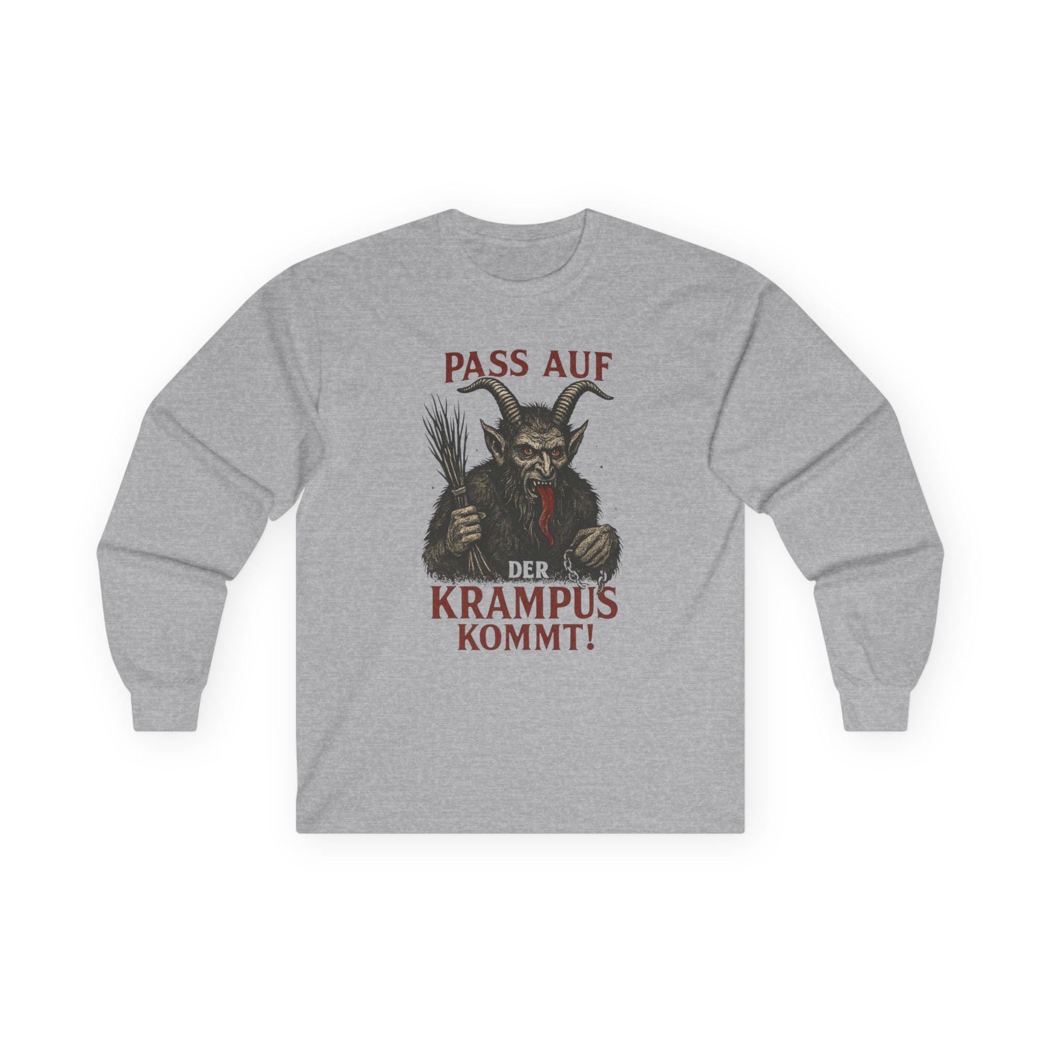Krampus Long Sleeve Shirt • German Christmas Horror Tee • Scary Holiday Shirt • Alpine Folklore Sweatshirt • Dark Christmas Aesthetic