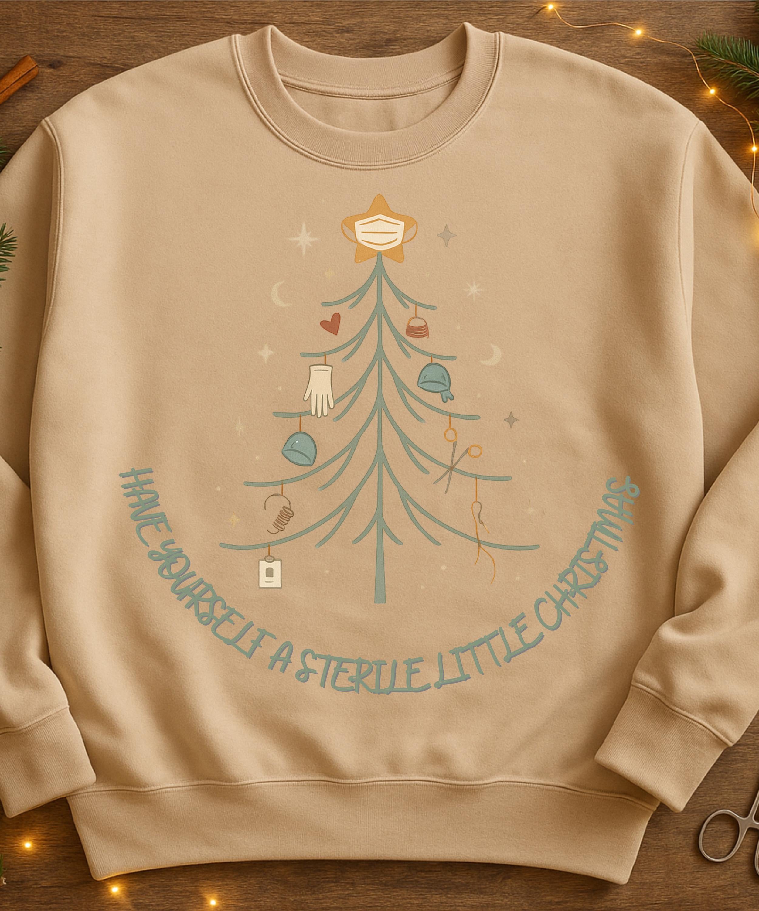 Operating Room Christmas Sweatshirt • Scrub Life Holiday Jumper • OR Nurse Doctor Tech Gift • Medical Staff Holiday Sweater • Hospital Chris