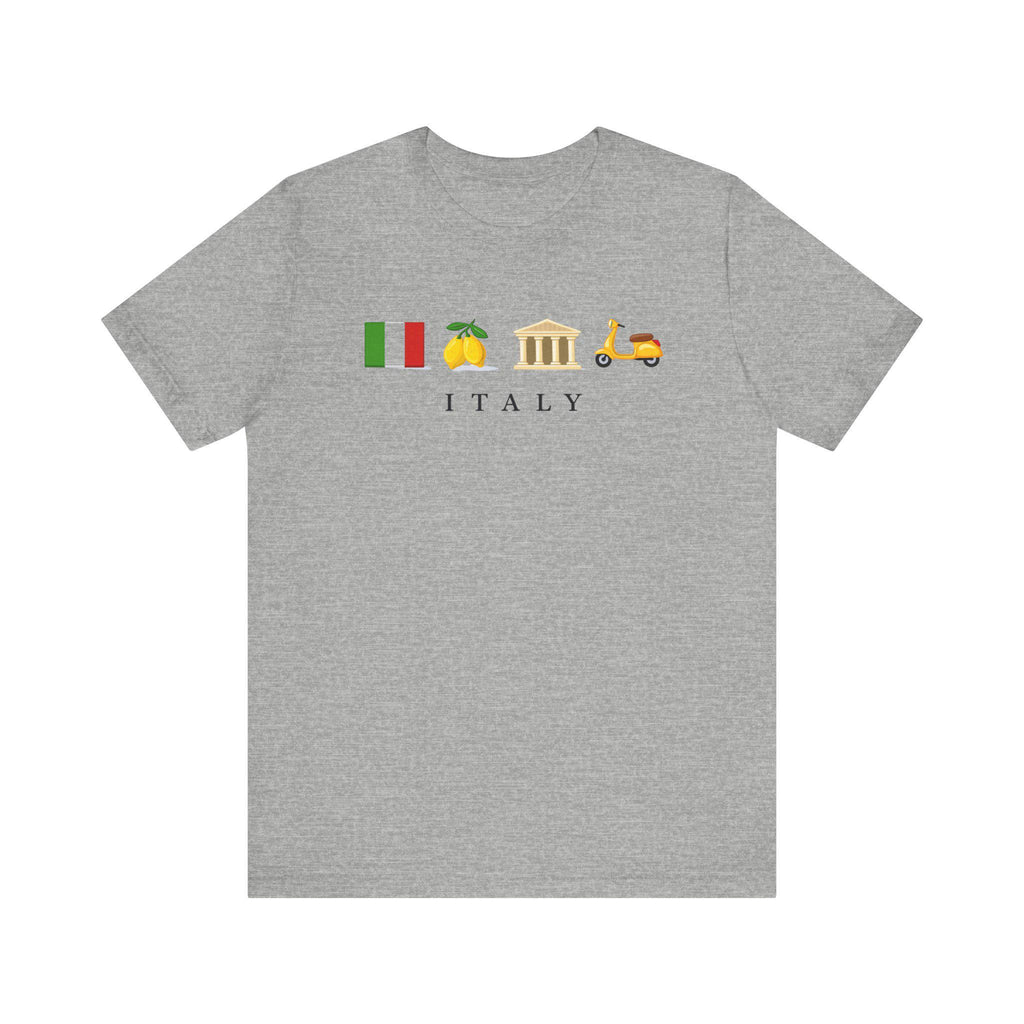 Italy Travel Shirt, Italian Vacation, Amalfi Coast Shirt, Vespa Lemon Italy Graphic Tee, Italian Summer Shirt, Italy Tourist Gift, Europe