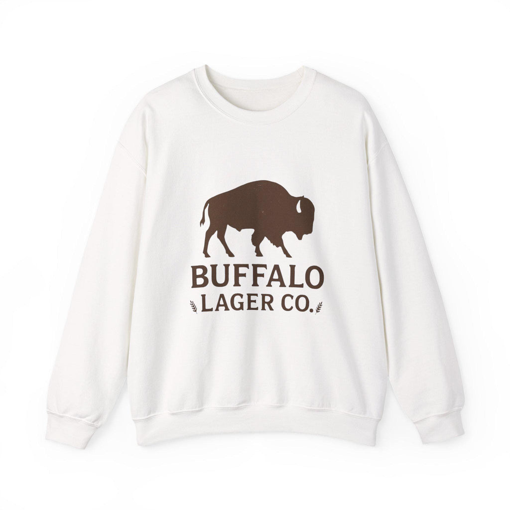 Buffalo Lager Co. Sweatshirt | Western Beer Crewneck | Bison Graphic Pullover | Retro Brewery Shirt | Country Western Unisex Sweater