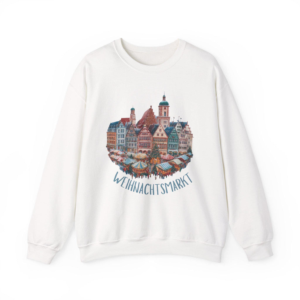 German Christmas Market Sweatshirt • St. Nicholas Holiday Jumper • European Christmas Sweater • Christkindlmarkt Cozy Pullover