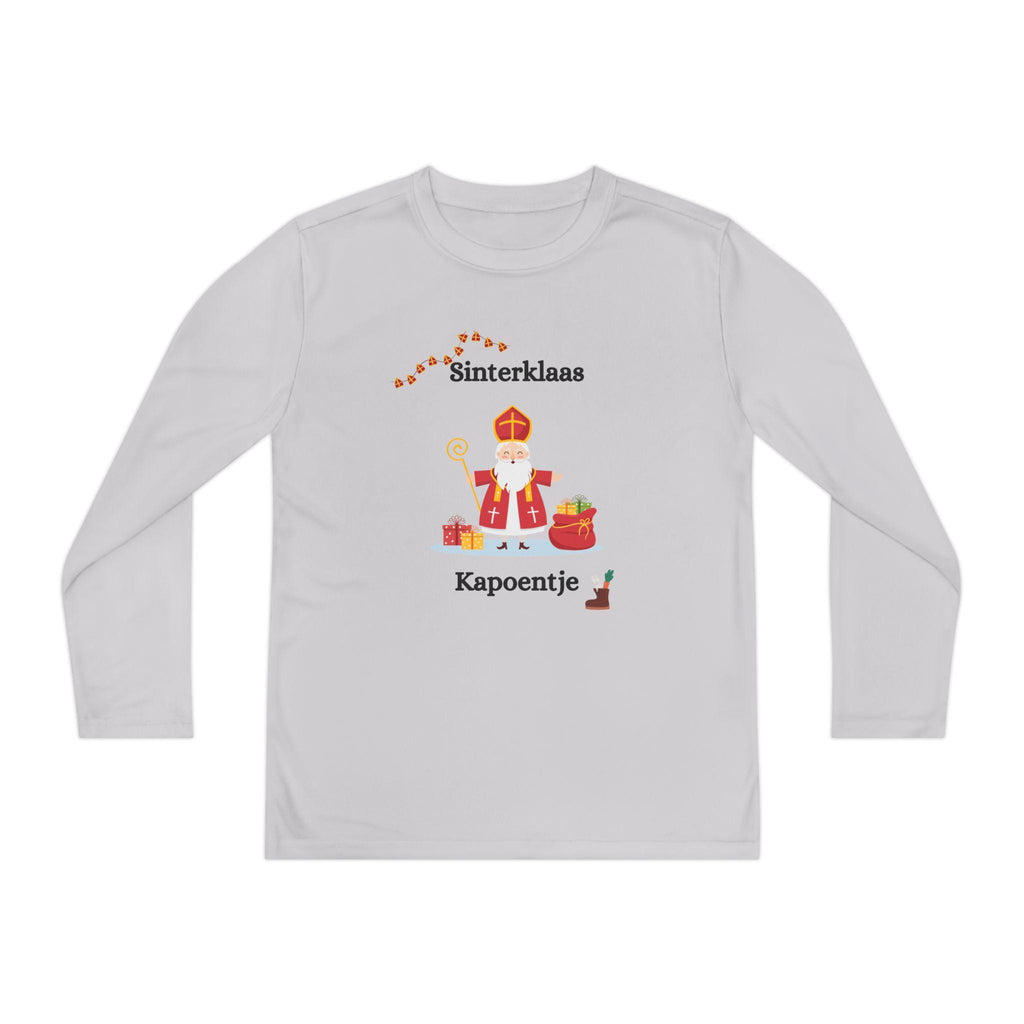 Youth Sinterklaas Long Sleeve Shirt • Dutch Holiday Kids Tee • Saint Nicholas Christmas Top