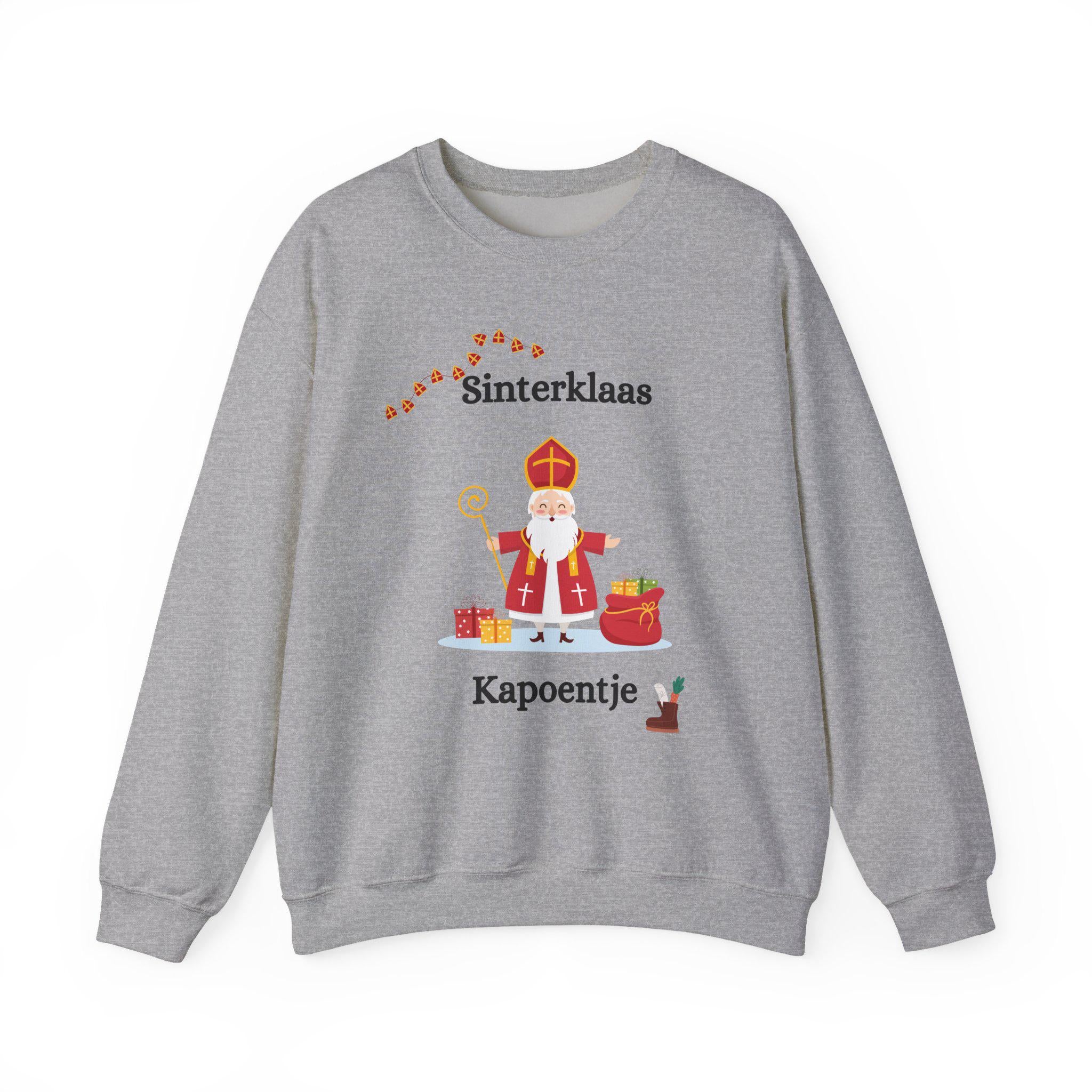 Sinterklaas Sweatshirt • Dutch Christmas Crewneck • Kapoentje Sweater • Netherlands Holiday Tradition Shirt • Cozy Saint Nicholas Pullover