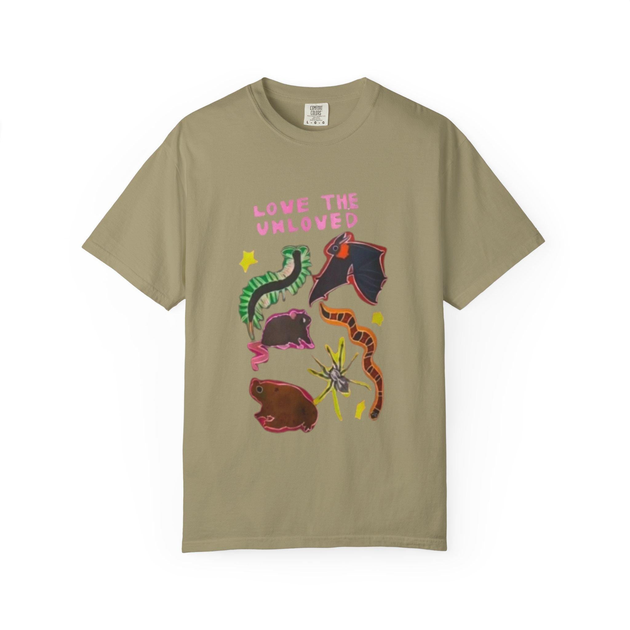 Love the Unloved Animals Shirt – Bats, Snakes, Frogs & Critters Tee, Eco-Friendly Nature Lover Gift, Wildlife Conservation T-Shirt