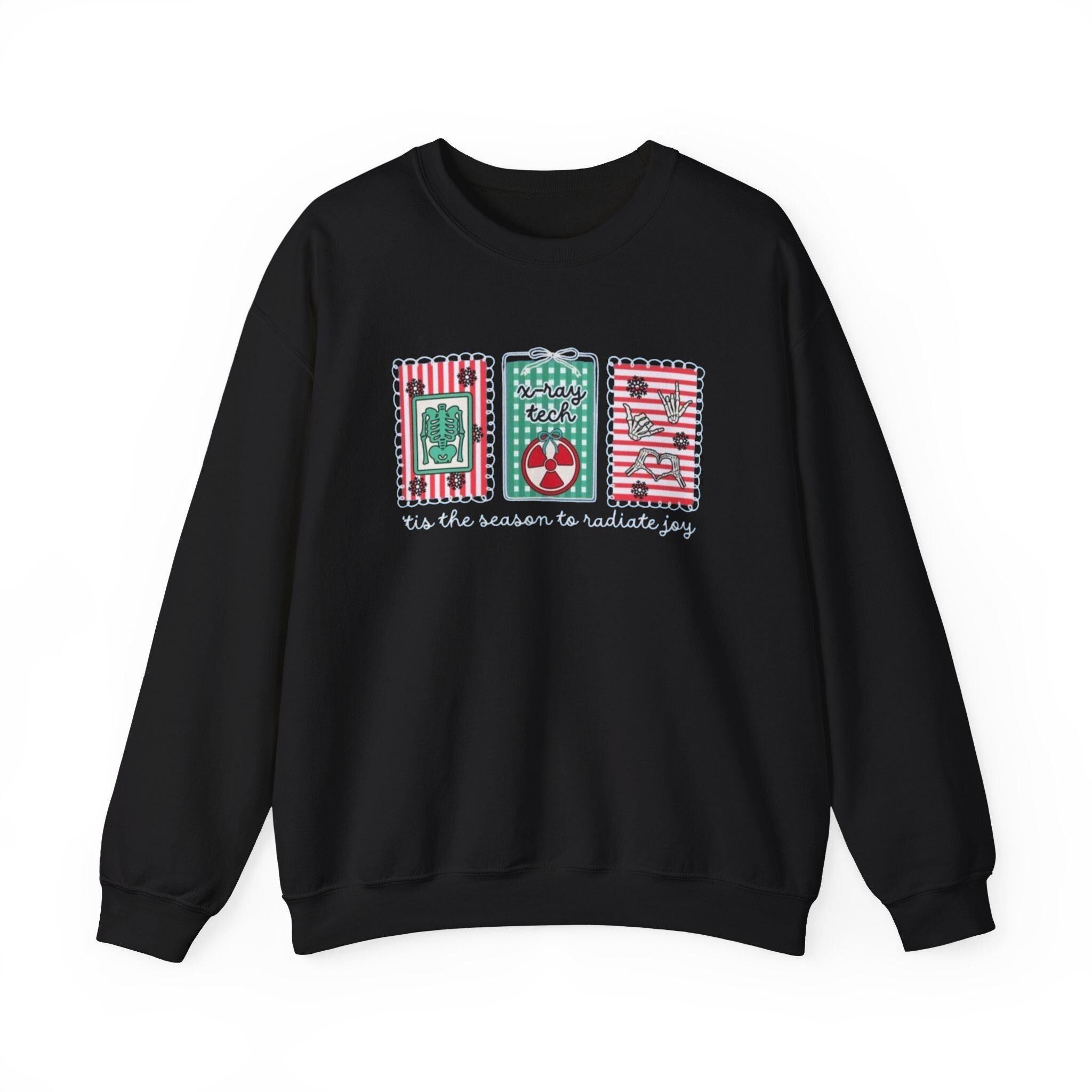 X-Ray Tech Christmas Sweatshirt – Radiology Holiday Crewneck, Funny Medical Xmas Gift, Radiologic Tech Apparel