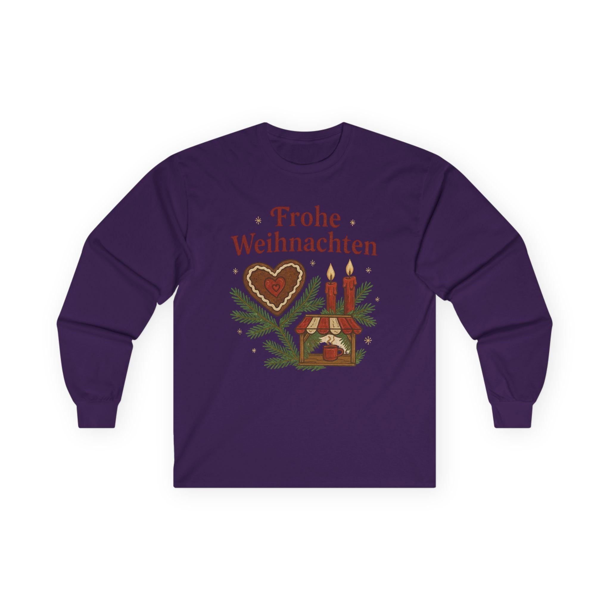 German Christmas St. Nicholas Shirt – Nikolaus Vintage Long Sleeve Tee | European Holiday Top