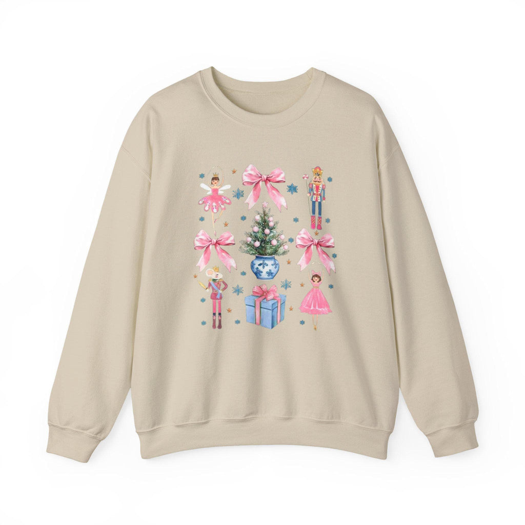 Ballet Christmas Sweatshirt: Nutcracker Holiday Crewneck