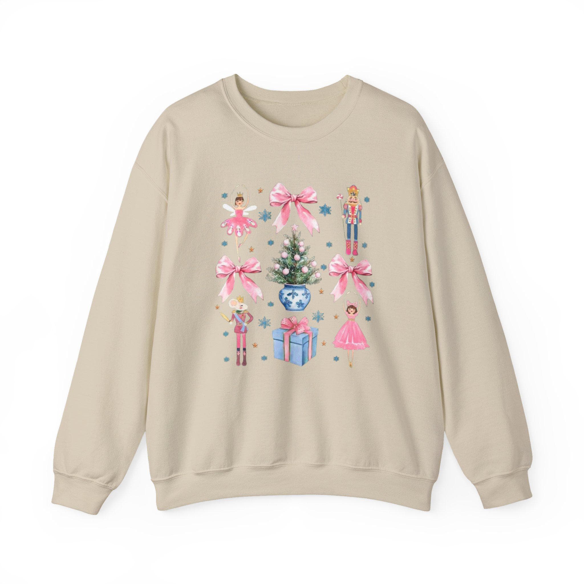 Ballet Christmas Sweatshirt: Nutcracker Holiday Crewneck