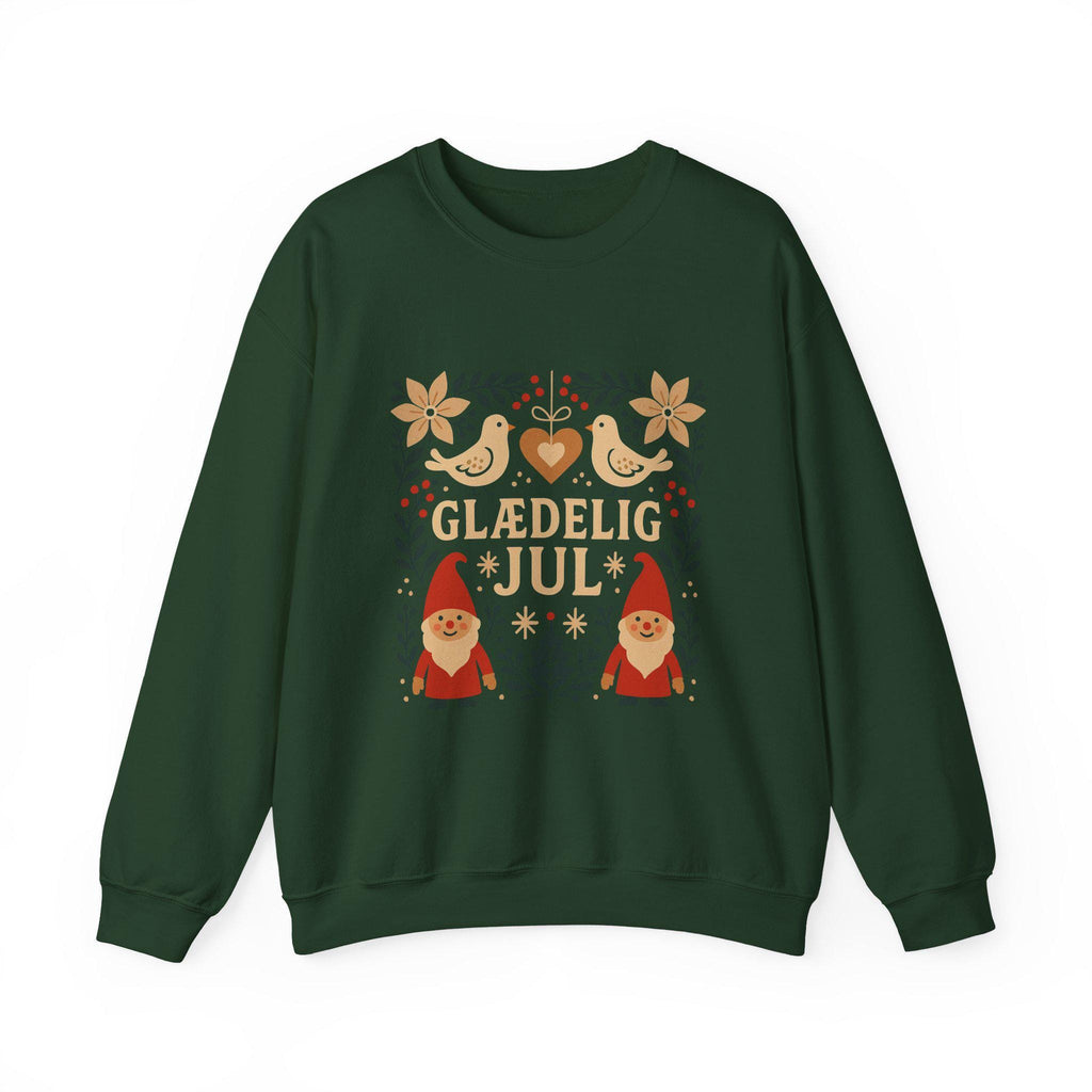 Danish Christmas Sweatshirt • Glædelig Jul Nordic Crewneck • Scandinavian Holiday Sweater • Hygge Christmas Jumper
