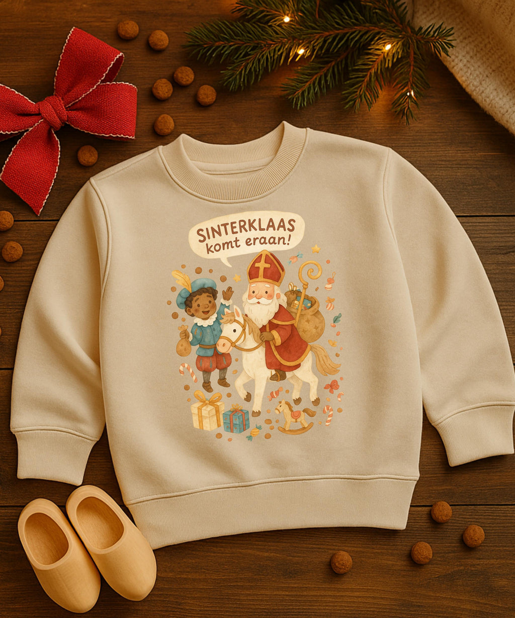 Sinterklaas Toddler Sweatshirt – Dutch Christmas Kids Jumper – Sinterklaas Gift – Dutch Holiday Sweater – European Christmas Shirt for Kids
