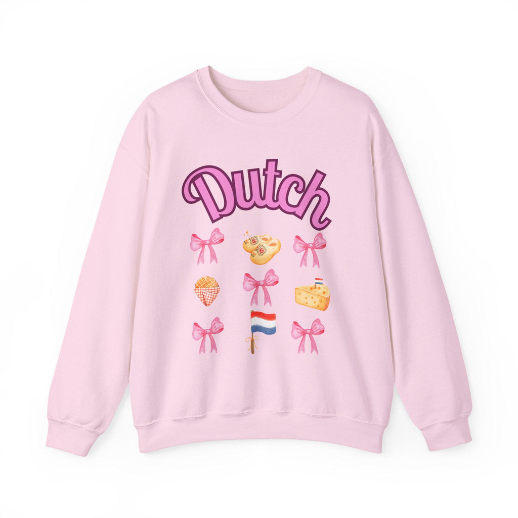 Dutch Barbie Sweatshirt, Pink Netherlands Pullover, Holland Graphic Sweater, Cute Dutch Girl Crewneck, Amsterdam Barbie Aesthetic Top