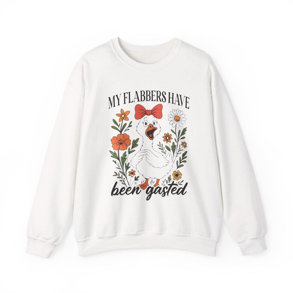Funny Goose Sweatshirt, Silly Bird Crewneck, Unisex Pullover
