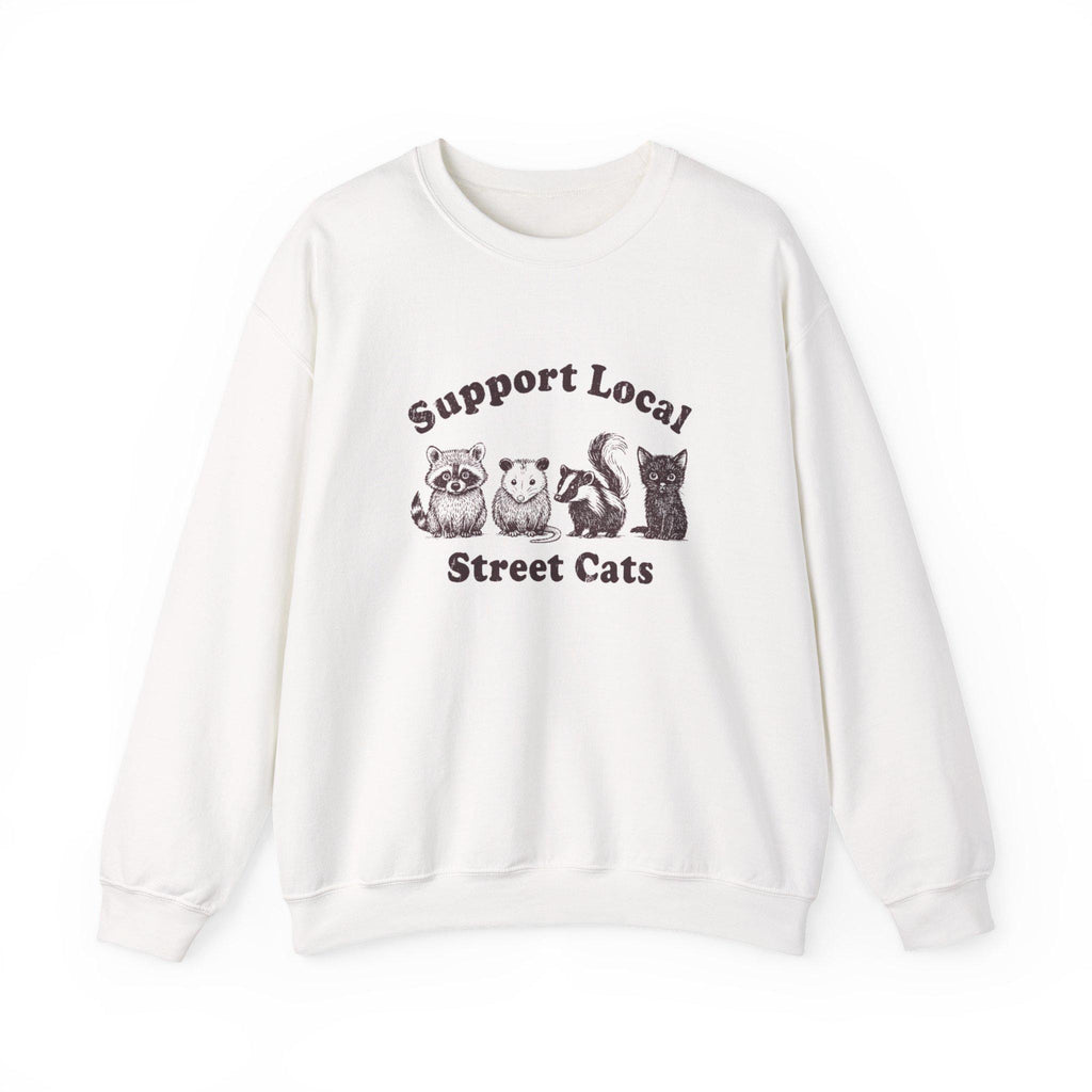 Funny Cat Lover Sweatshirt • Support Local Cats Crewneck • Adopt Don’t Shop Shirt • Cute Rescue Cat Sweatshirt Gift