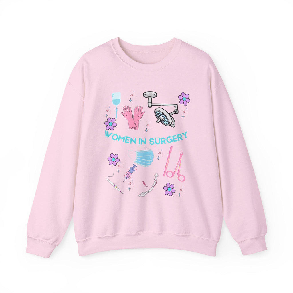 Women in Surgery Sweatshirt • Surgical Tech Crewneck • CRNA Nurse Anesthesia Gift • Empowered Medical Staff Sweatshirt