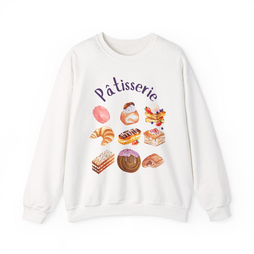 Patisserie Sweatshirt | French Pastry Crewneck | Croissant & Macaron Bakery Aesthetic Sweater