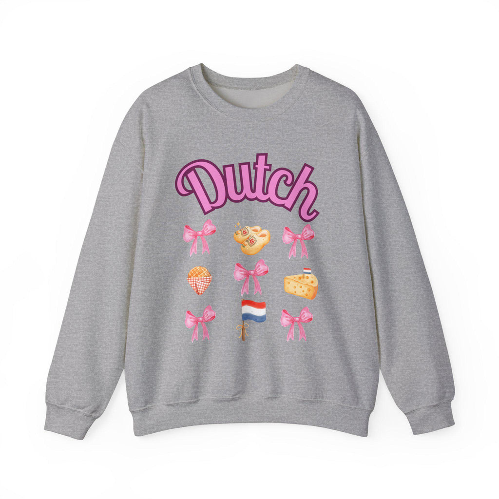 Dutch Barbie Sweatshirt, Pink Netherlands Pullover, Holland Graphic Sweater, Cute Dutch Girl Crewneck, Amsterdam Barbie Aesthetic Top