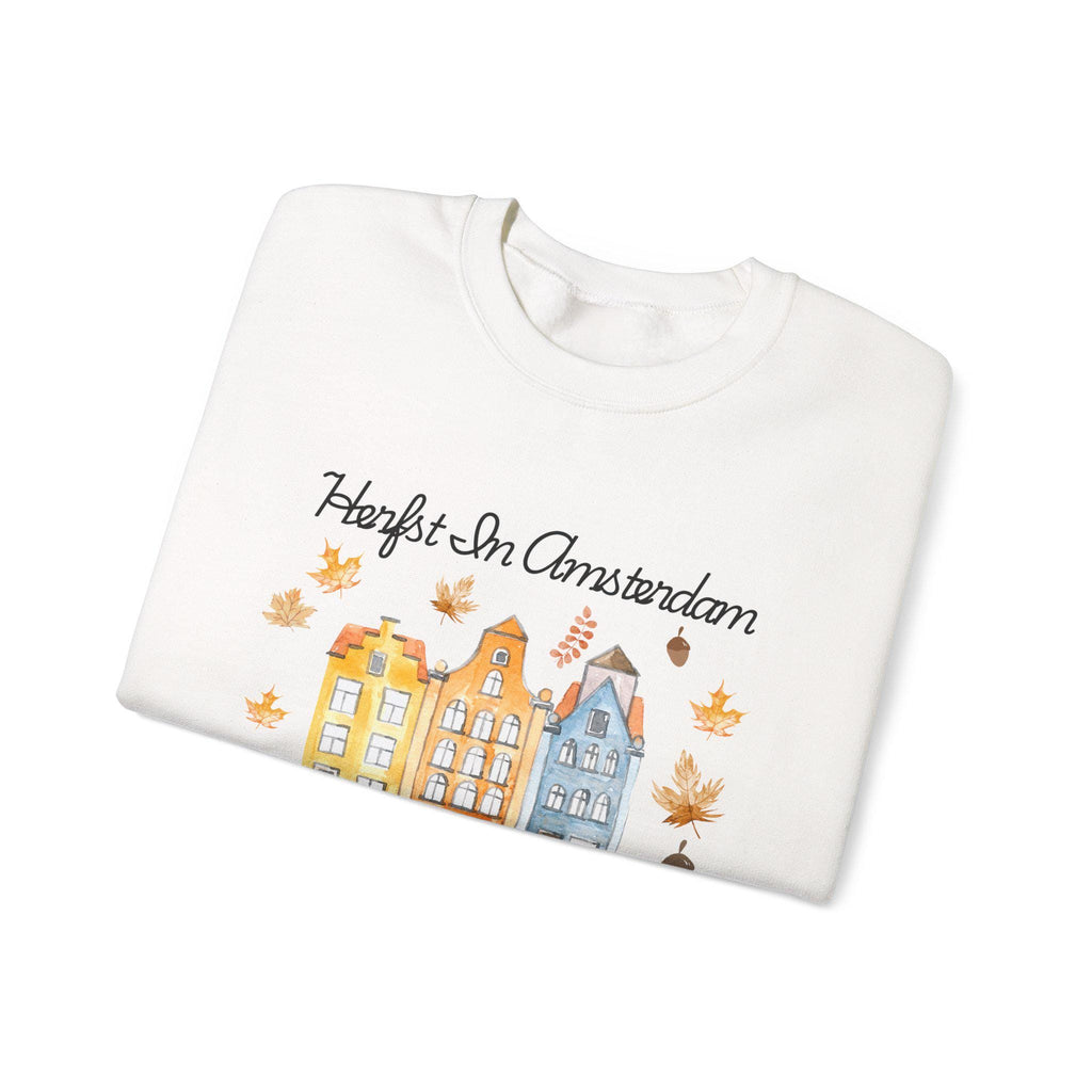 Amsterdam Fall Sweatshirt • Cozy Dutch Canal Sweater • Herfst Crewneck • Autumn Aesthetic Amsterdam Jumper