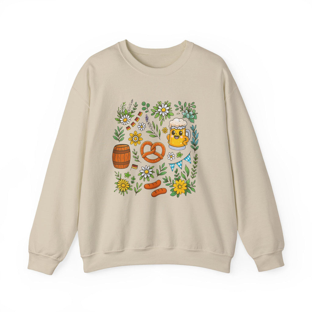 Bavarian Oktoberfest Crewneck, German Heritage Sweatshirt, Oktoberfest Outfit, Alpine Beer Festival Jumper, Unisex Bavarian Clothing
