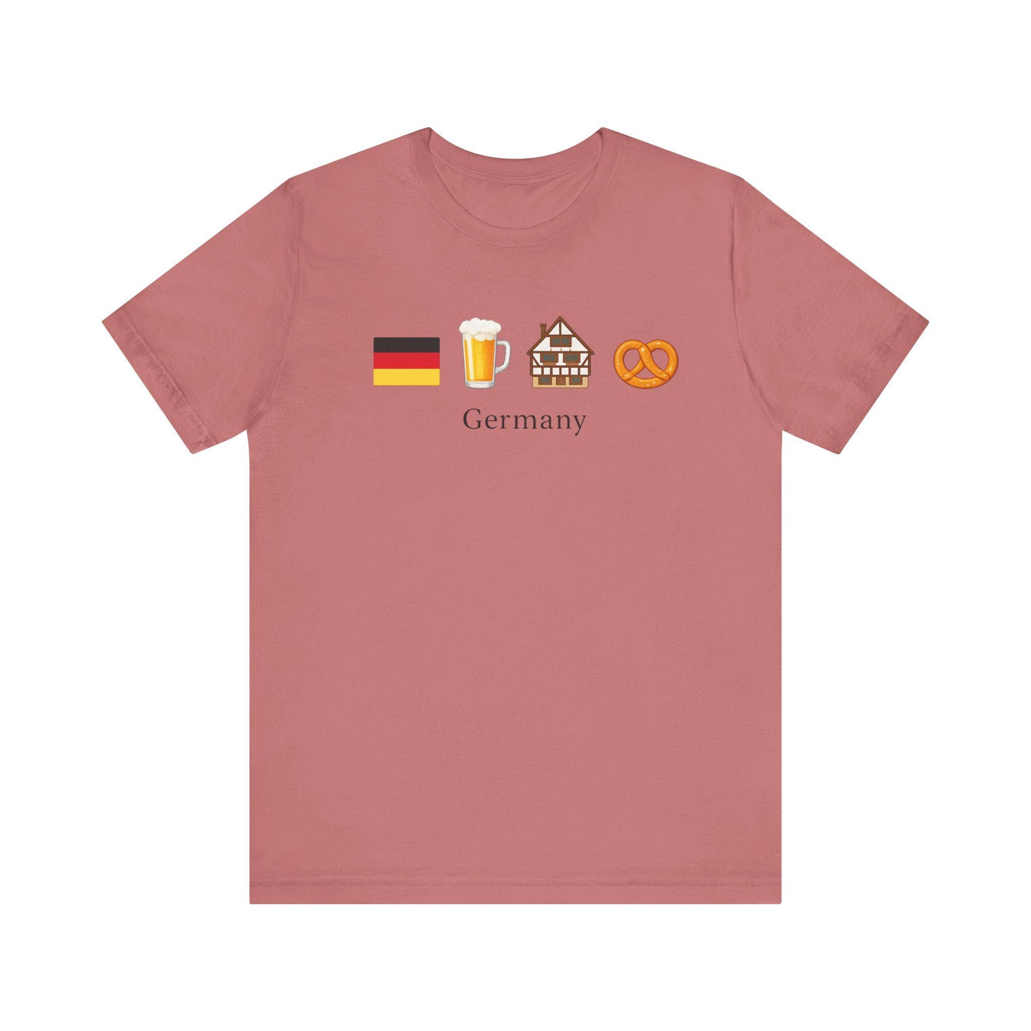 Germany Travel Shirt | German Flag Beer Pretzel Graphic Tee | Oktoberfest Shirt | Germany Vacation Shirt | German Culture T-Shirt | Europe
