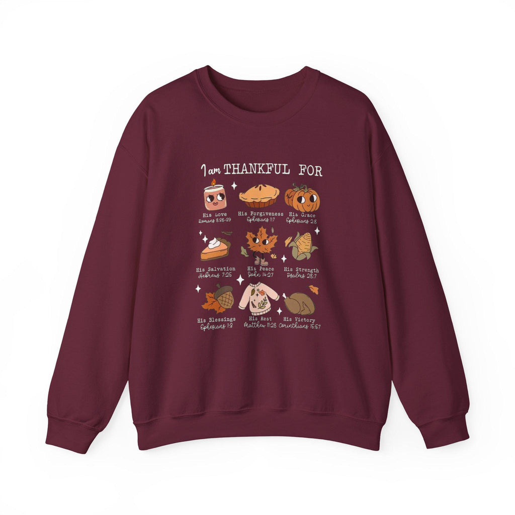 Thankful Thanksgiving Sweatshirt, Cozy Fall Crewneck, Autumn Aesthetic Sweater, Grateful Pullover, Unisex Thanksgiving Shirt